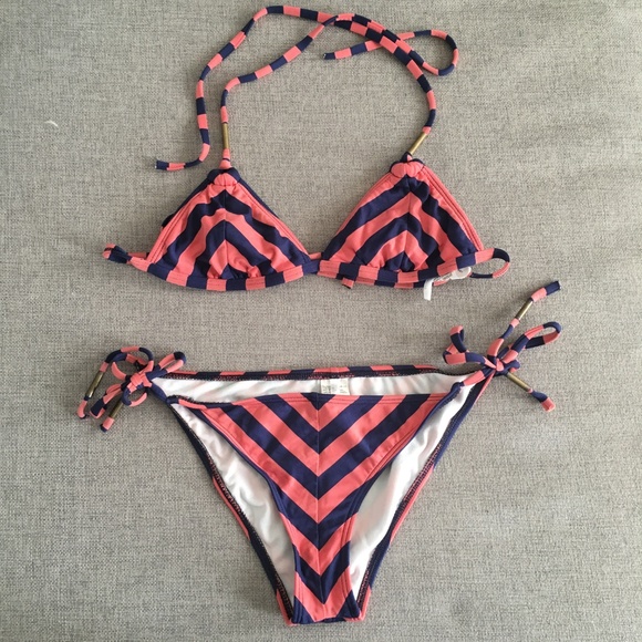 Ella Moss Chevron Stripe Bikini - Picture 2 of 6